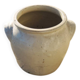 Old Beige Stoneware Grease Pot H 29.5 cm