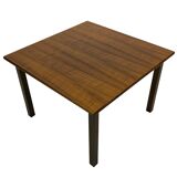 Table basse vintage compacte en palissandre design années 70