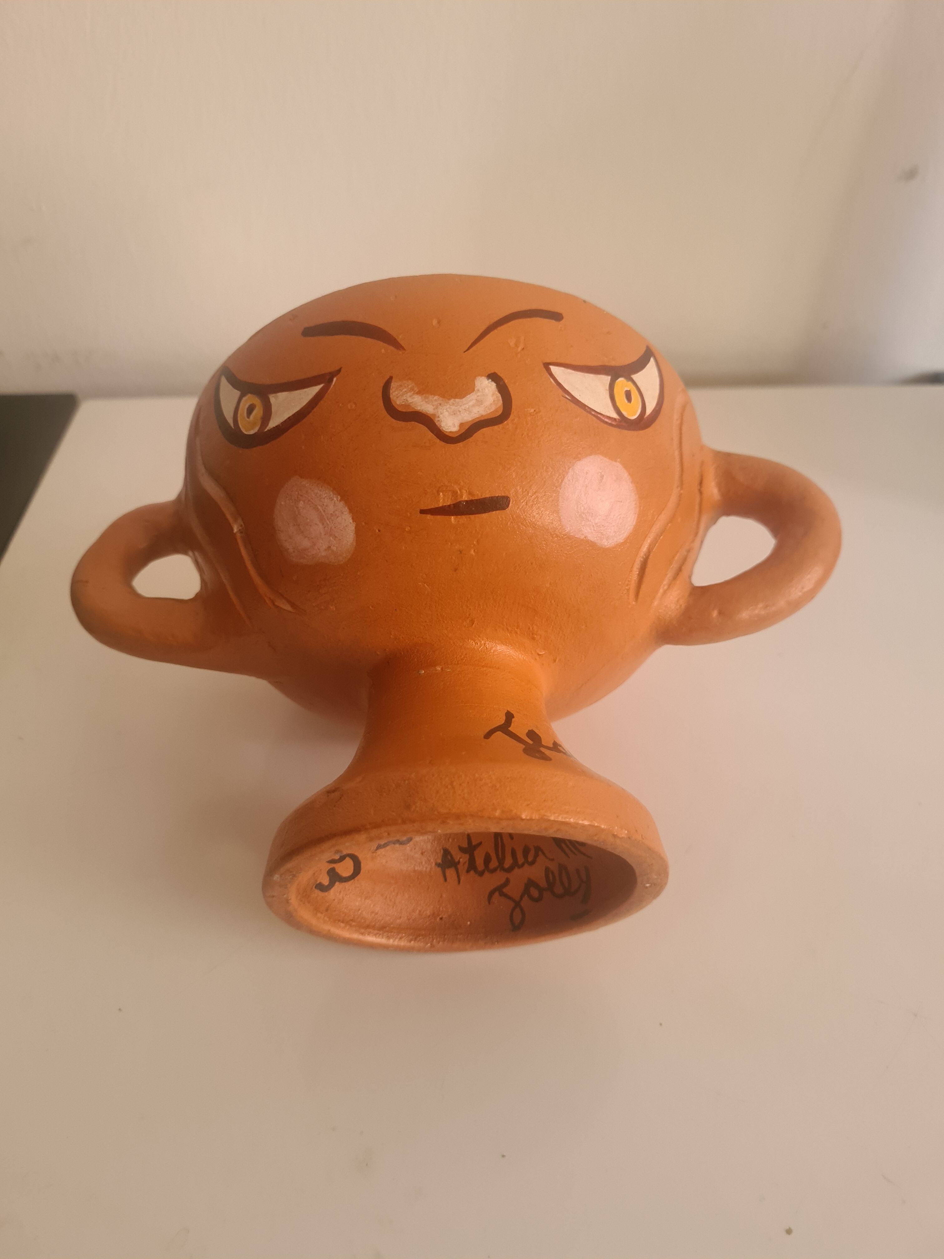 Rare ceramic by Jean Cocteau original edition atelier madeline jolly