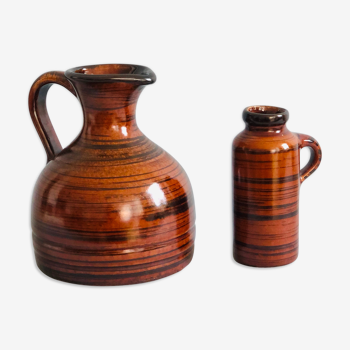 Set of Marzi & Remy ceramic vases