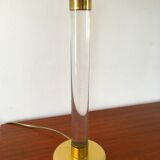 2 70s vintage Plexiglas lamps