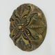Openwork bronze wall lamp signed MC, 50s