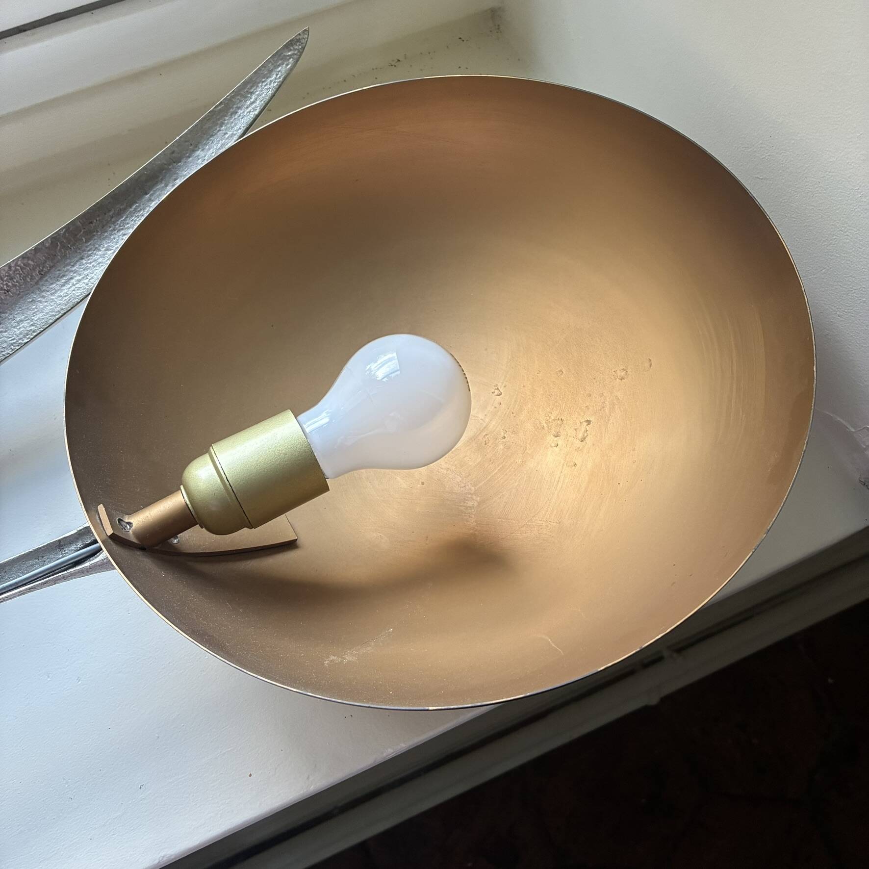 Rare "Moon" lamp – Jacques Charles for Maison Charles – circa 1970