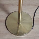 Floor lamp polished brass 60s