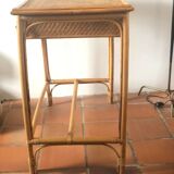 Vintage rattan desk