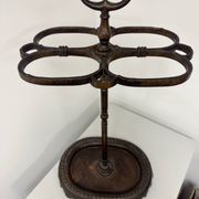Umbrella stand, cast iron cane holder from the 19th century / Napoleon III style
