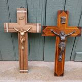 2 ancient crucifixes