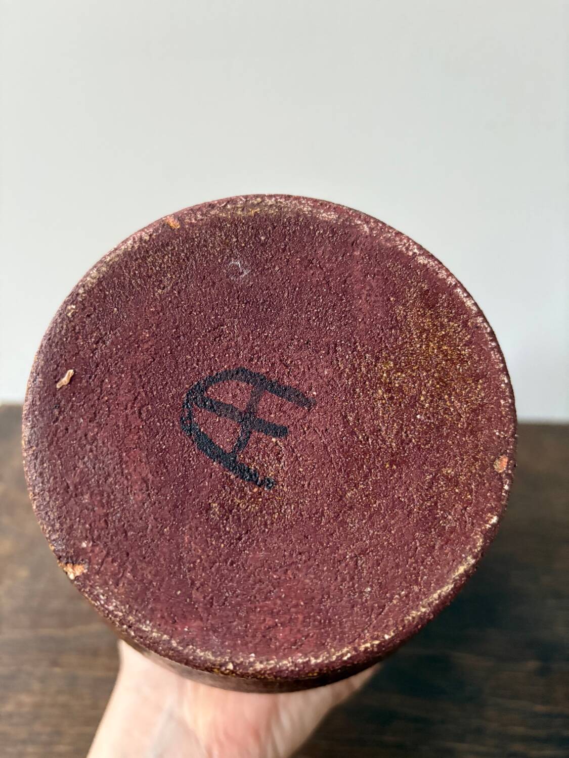 Ceramic vase, Accolay pottery, 1960s