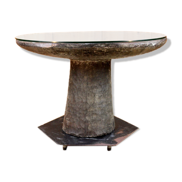 Malinké table in indigenous West African wood 20th century