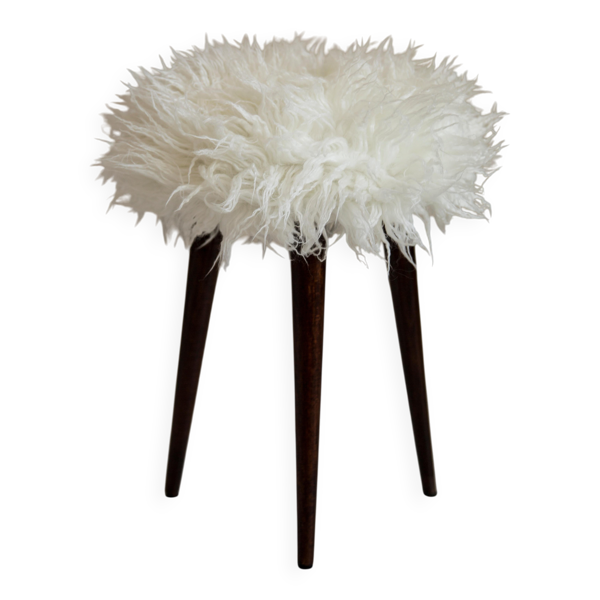 Tabouret Alpaga style Mi-siècle moderne, Europe, années 1960