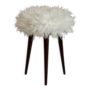 Tabouret Alpaga style Mi-siècle moderne, Europe, années 1960