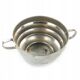Art Nouveau sugar bowl, silver-plated brass, Germany, early 20th century