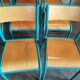 Lot de 13 chaises d'école adulte Mullca