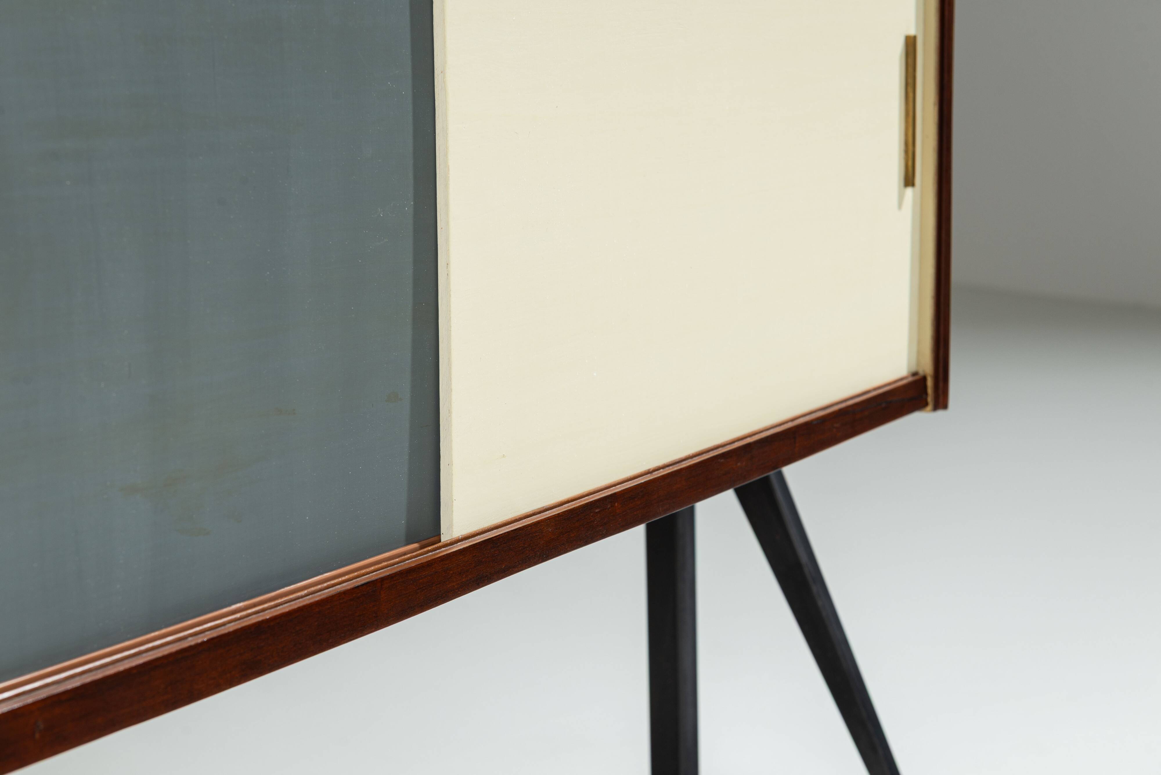 Italian sideboard with contrasting doors