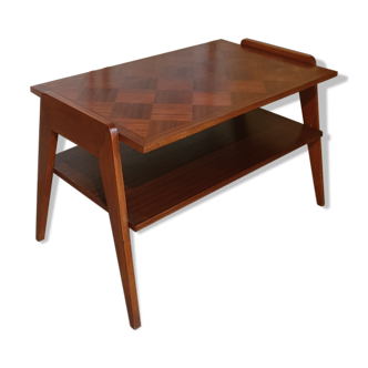 Vintage coffee table compass feet