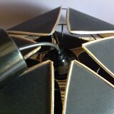 Flower hanging lamp 12 black petals