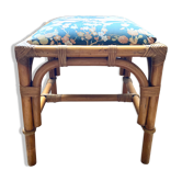Vintage rattan stool