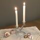 Ancient art deco glass candlestick