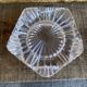 Vintage Star-Designed Glass Ashtray Pocket Bowl #D981