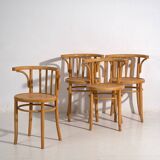 Chaises anciennes avec accoudoirs (vers 1920). Ensemble de 4 pièces #1