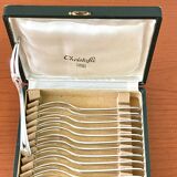 Christofle boréal, 12 snail forks, aperitif pick very good condition