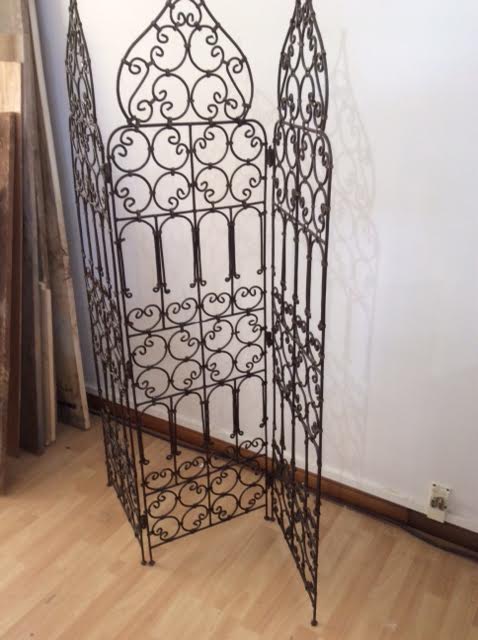 Wrought iron screen