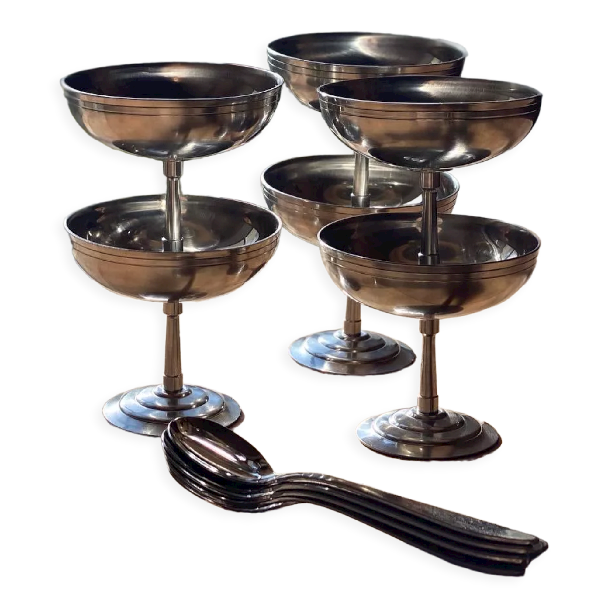 6 Letang Remy ice cream cups