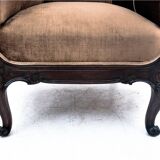 A pair of antique armchairs, Northern Europe, around 1890.