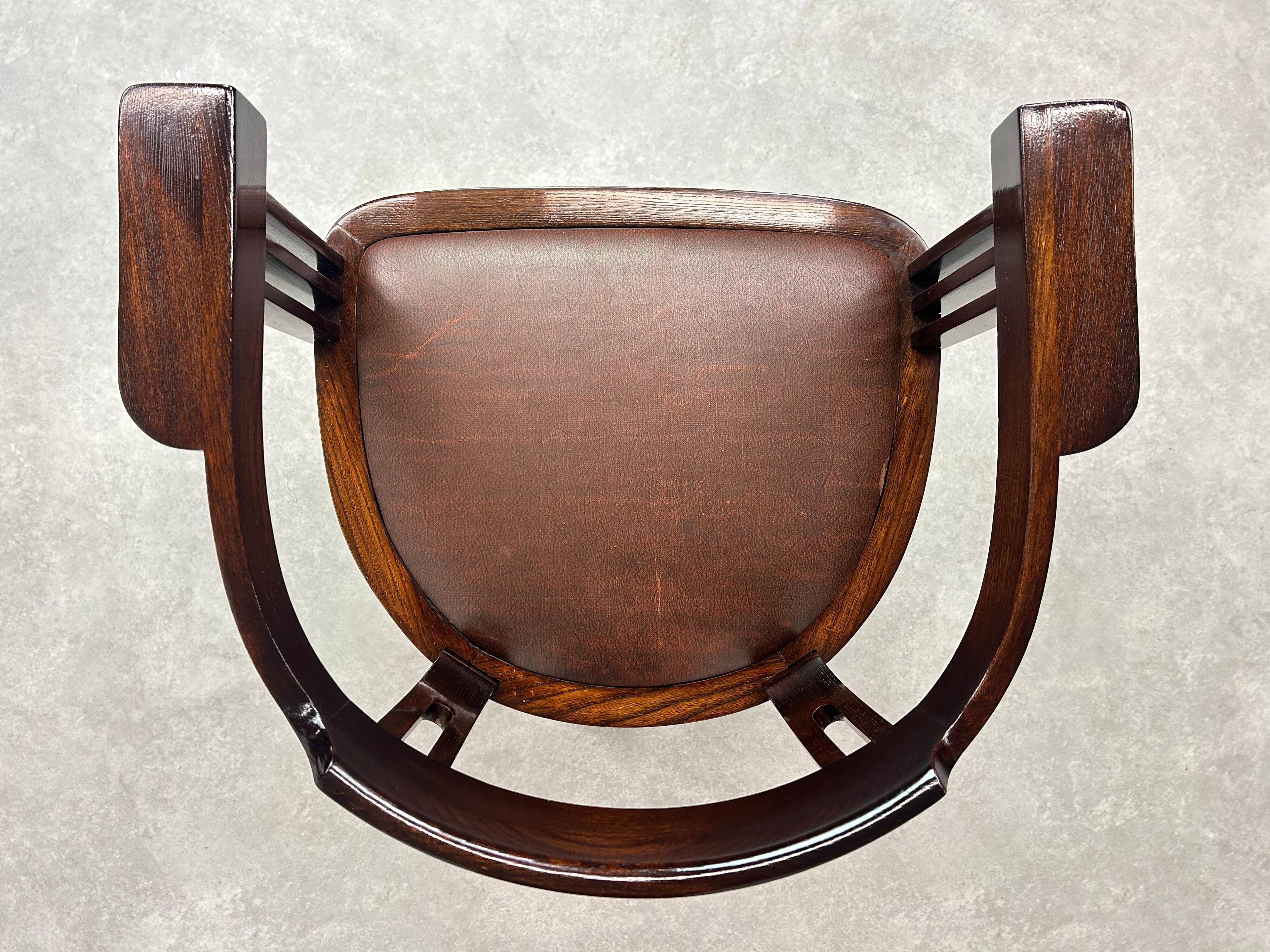Rare Secession armchair by Anton Pospischil