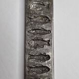 Old chocolate mold, fish shapes, 22 cm