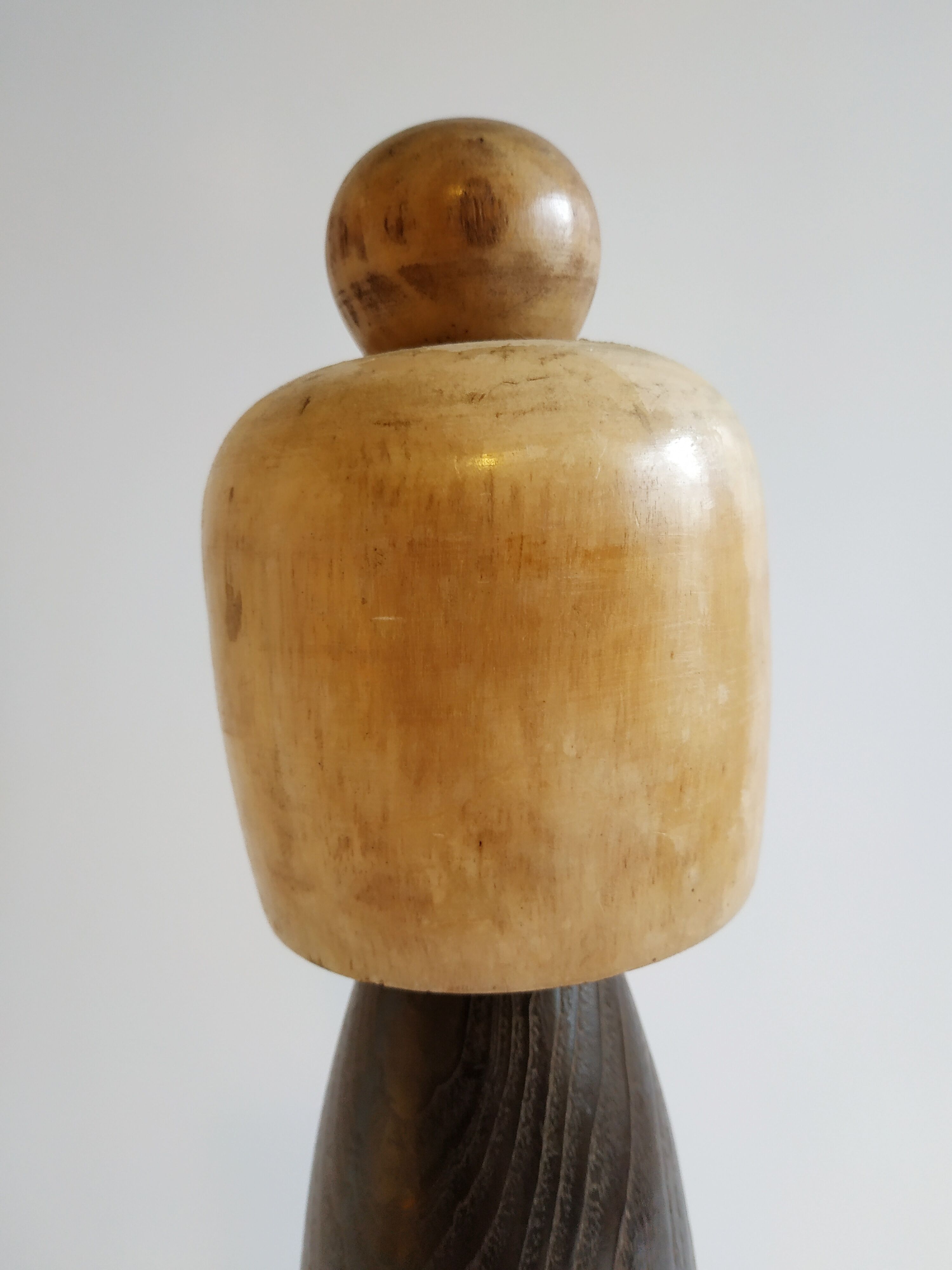 Kokeshi Doll - "Awakening of Love" by Master Usaburo Okamoto, 1917-2009 - vintage 1960