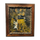 Tableau chasseur et chien ancien