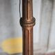 Florentine gilded wood floor lamp, floor lamp with lampshade
