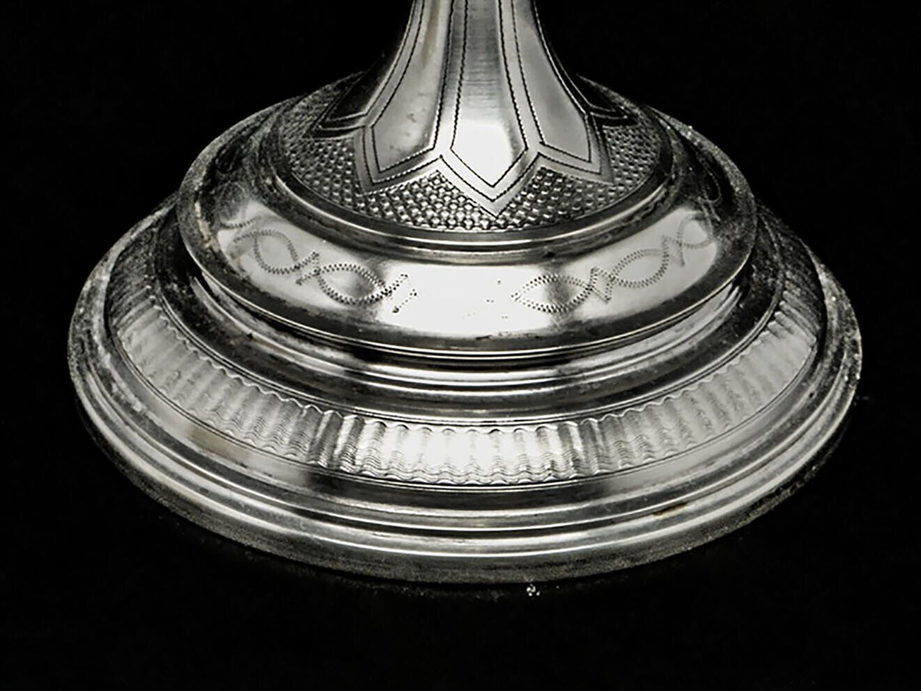 Plat à fruits en argent austro-hongrois du 19ème siècle