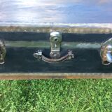 Beautiful renovated leather trunk