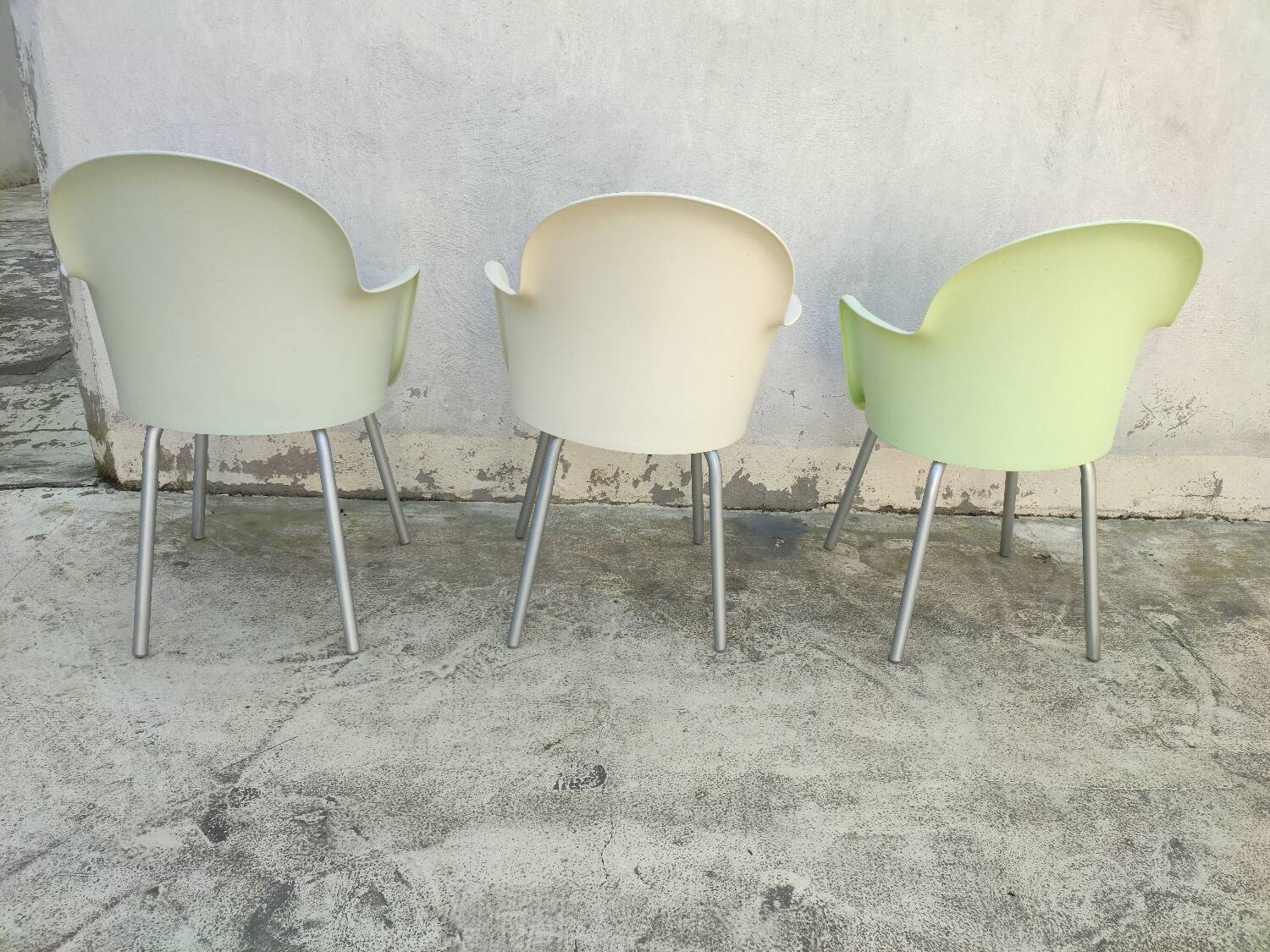 3 Sintesi designer armchairs, gogo model