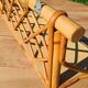 Small vintage wall shelf in bamboo and rattan – 1970s
