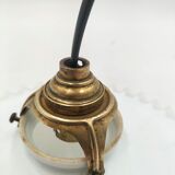 Opaline glass pendant light