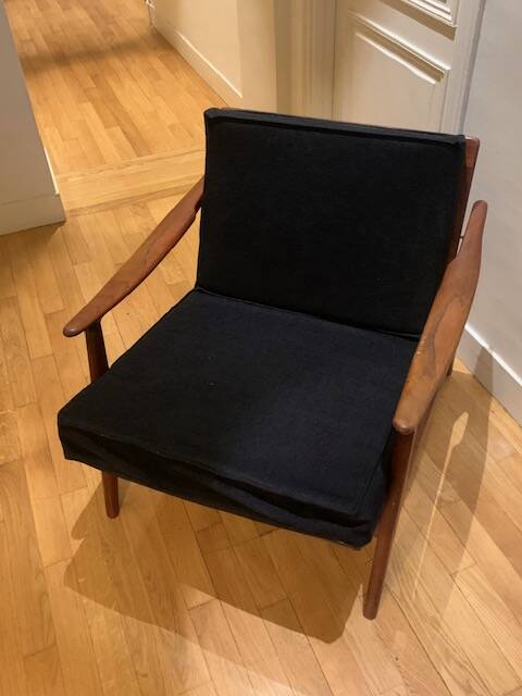 Ensemble canapé et 2 fauteuils danois, 1960