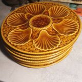 6 Longchamp shellfish plates