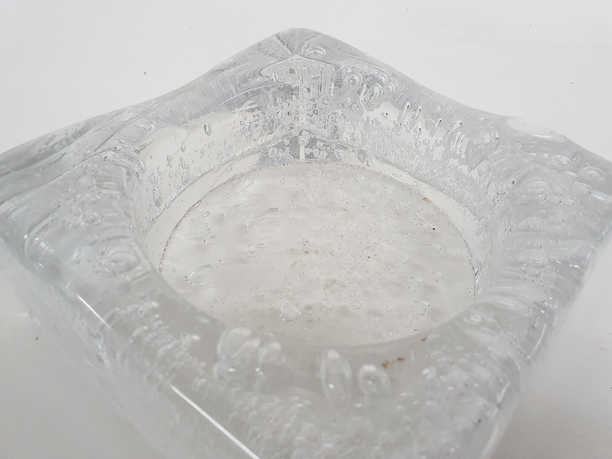 Glass ashtray or bowl, Italy 1980's