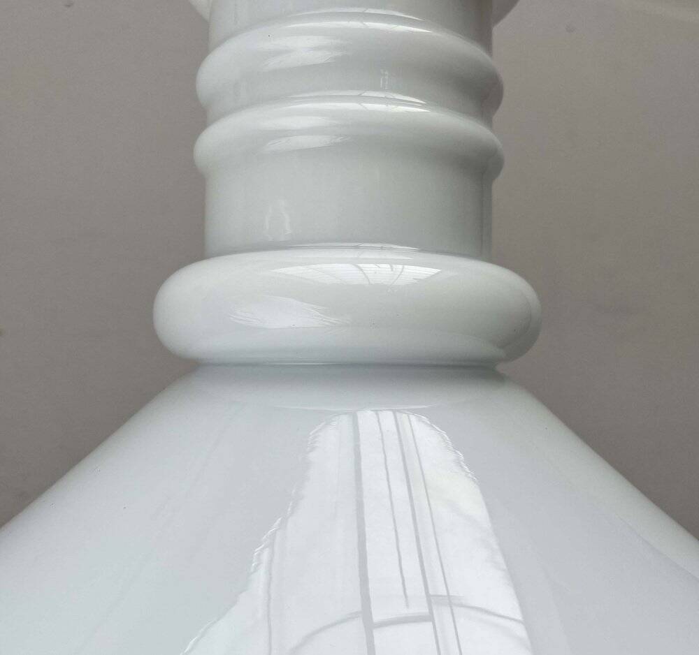 Vintage Glass Pendant Lamp Apotekerpendel Danish by Sidse Werner for Holmegaard