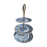 Serviteur 3 plateaux villeroy & boch burgenland de couleur bleu