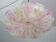 Large Size Pink and Transparent Murano Glass Leave Ceiling Light or Chandel
