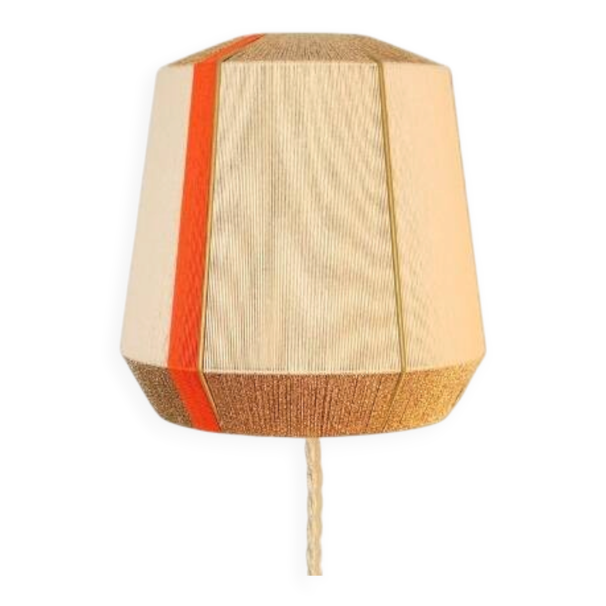 Colourful wall lamp L’Epicurienne gold – orange