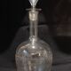 Engraved glass carafe circa 1900