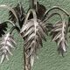 Silver-plated palm lamp, 1910, Thomas Bradbury & Sons