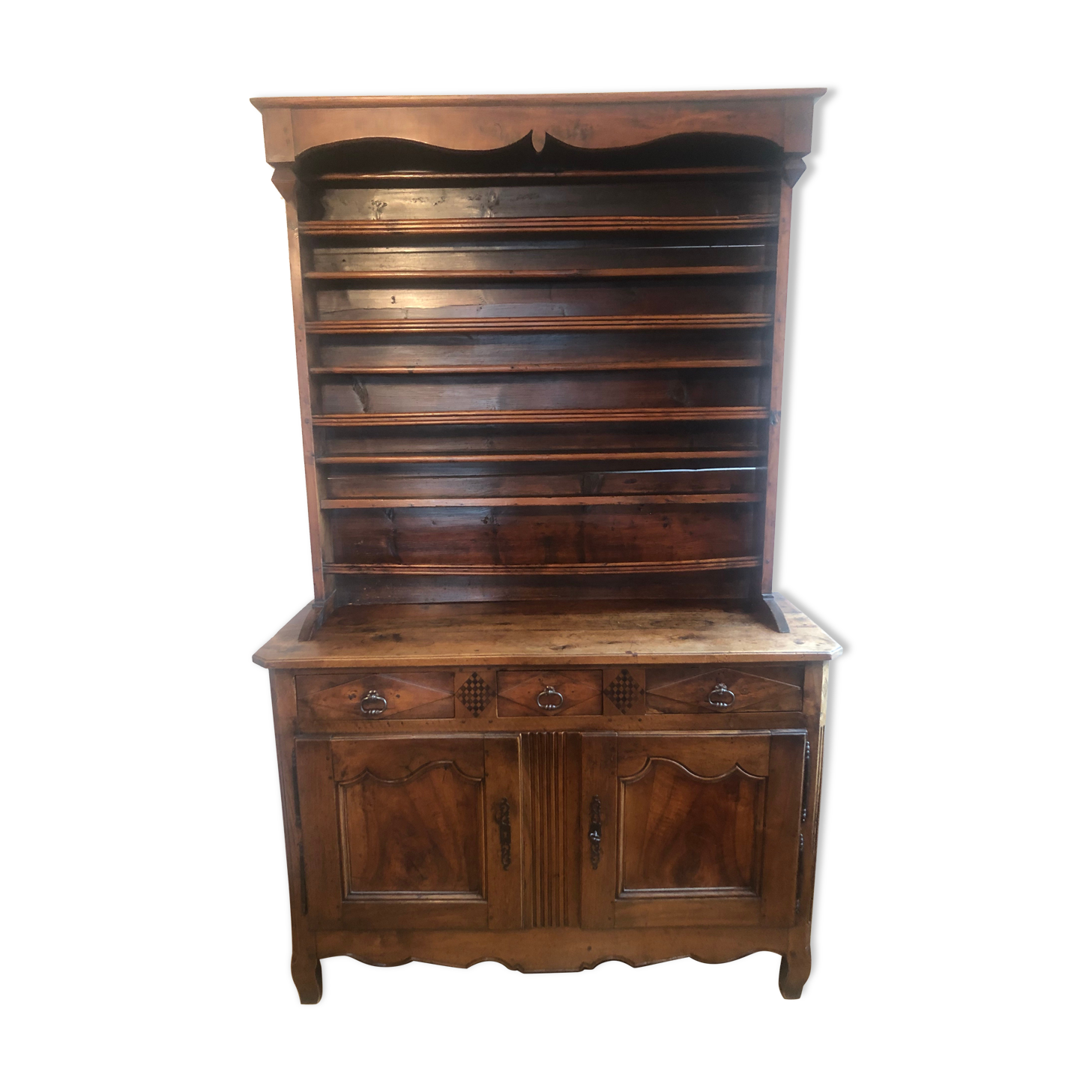 Vaisselier en noyer époque 18ème siècle