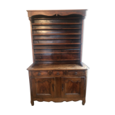 Vaisselier en noyer époque 18ème siècle