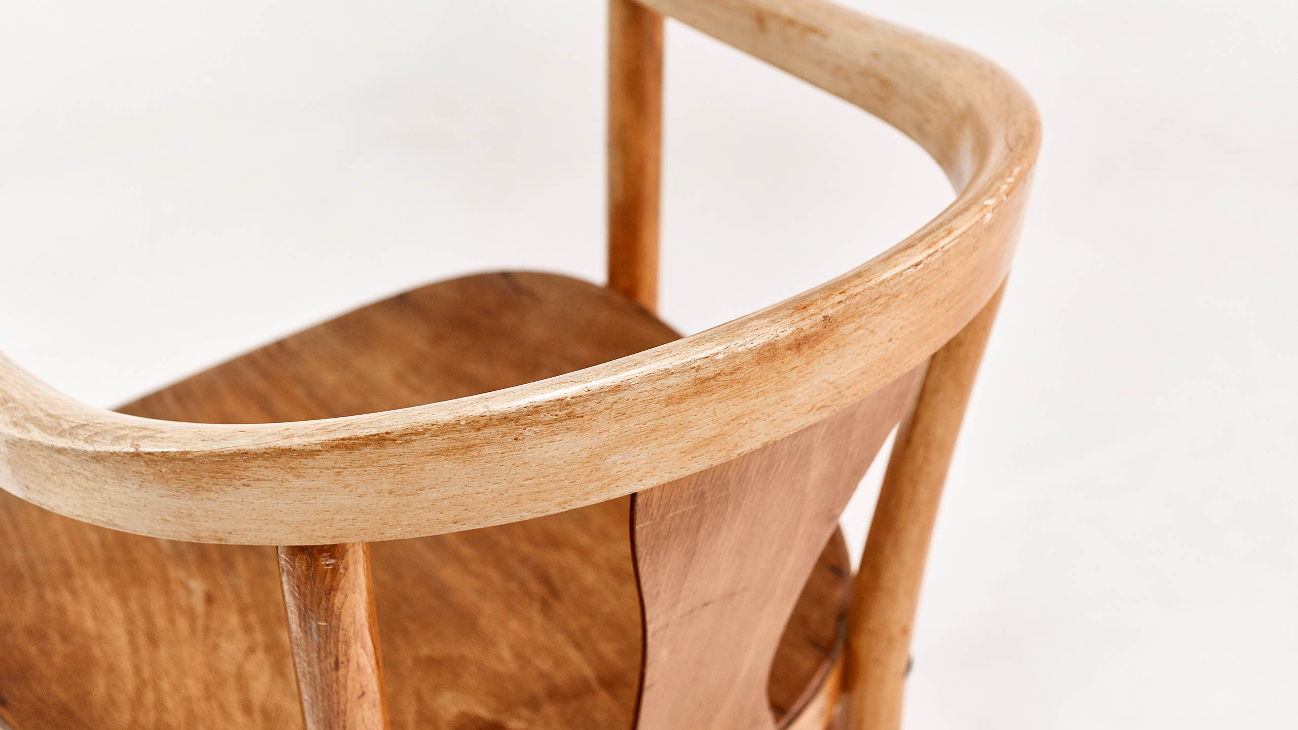 Magnus Stephensen for Fritz Hansen, pair of bridge armchairs, Denmark, C.1930